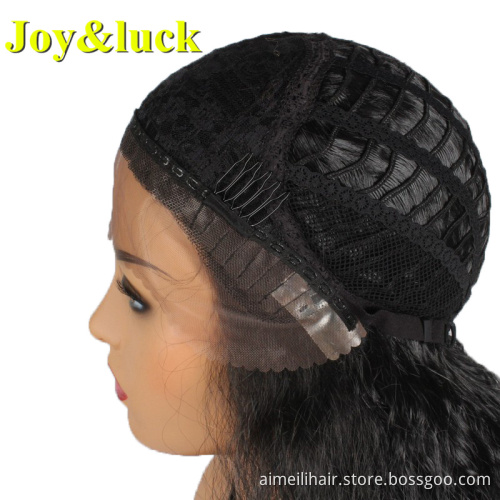Lace Front Wholesale Wigs For Women Party Or Daily Wear Long Natural Curly Black Color Lacefront Ladies Synthetic Hair Wigs